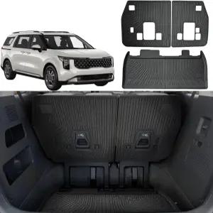 리주 카고 라이너 기아 카니발 2025 2024 2023 2022 트렁크 전천후 매트 커스텀 핏 TPE 미끄럼 방지 카시트