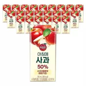 해태 과일촌 아침에사과 195ml 24입
