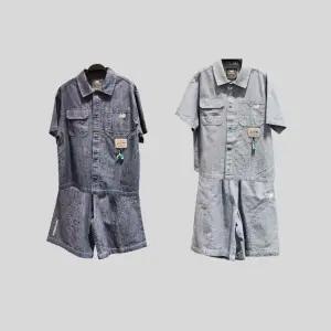 2026 SS 뉴발란스키즈 데님 반팔 셔켓 셋업 NK9YG2402U