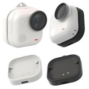 랜야드 홀이 있는 자기 충전 스탠드 Insta360 Go Ultra 카메라와 호환 간편한 및 휴대를 위한 마운트