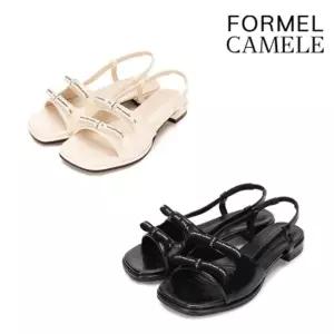 [롯데백화점]포멜카멜레 쁘띠 보우 플랫샌달 2종택1 FLS1F1SS036 (2cm)