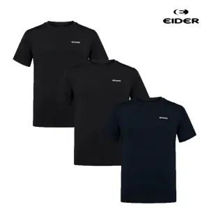[롯데백화점]아이더 PACK 3장 티셔츠 세트 기능성 반팔 라운드 티셔츠 (1팩 3장) DMM26296