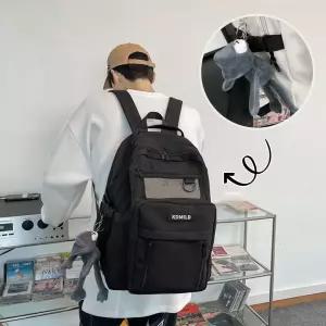 (색상:블랙)칼리브린 가벼운 중학생 고등 대학생 책가방 백팩백팩 남자백 여행용백 남성백 신학기 백팩 고