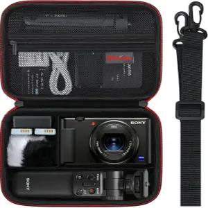 소니 ZV-1F / II 디지털 카메라용 엘론보 휴대용 케이스 1F 브이로그 하드 트래블 보호 가방 액세서리 키트