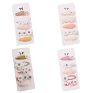 후가 감성 자수 머리핀 오종세트