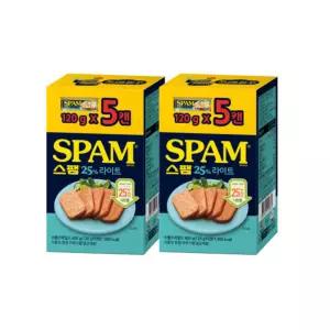 CJ 스팸 25%라이트 120g x 10개