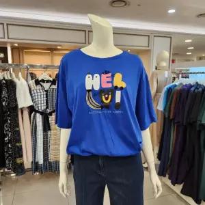 [베스띠벨리]배색프린팅반팔티셔츠BKIBF2815BL_BP