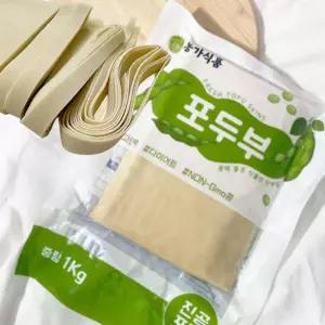 건두부 두부피 포두부 두유피 면요리 마라탕 또띠아 인조고기 포 파스타 쌈1kg