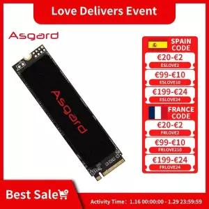 노트북 SSD 에스에스디 M.2 2TB 1TB 하드 Asgard-M.2 M2 512gb PCIe NVME 512GB 1 테라바이트 2 솔리드 스