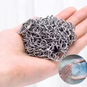 연말선물 설거지쇠수세미 탄냄비 녹제거 안전소재 작은부피 사슬수세미 대