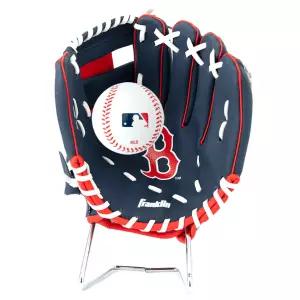프랭클린 어린이 야구글러브 MLB BOS 보스톤 레드삭스 9.5인치 우투 안전야구공 포함