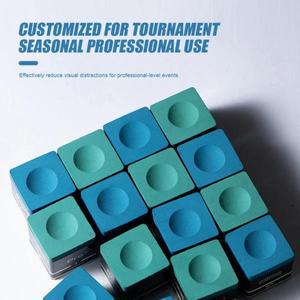 2026 뉴 TP-턴링 포인트 당구 초크 사각형 블루/그린 색상 전문가용 스누커 풀 용품