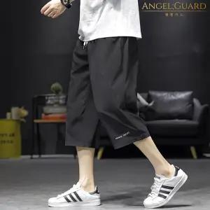 여름 남자 7부 바지 아이스 밴딩 팬츠 남성트레이닝 쿨링 츄리닝 냉감 런닝 운동복 헬스