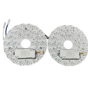 IRALAN 패널 LED 전구 칩 라이트 보드 AC 85-265V 에너지 절약형 원형 교체 가능 광원(자석 조명 포함)