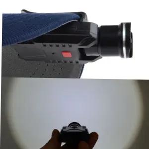 충전식 캡라이트 줌라이트 포커스 모자렌턴 줌 낚시용 조절 LED