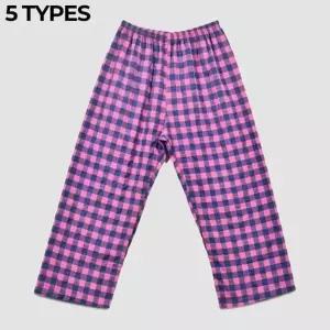 (은하수) 면100 여성 체크 데일리 파자마 잠옷바지 (HSJ-WBAA6DB)