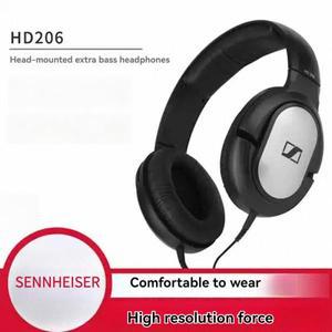 젠하이저 호환호환 HD206 유선 오버이어 서라운드 사운드 베이스 오디오파일 모니터링 헤드폰