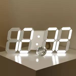 루미너스 루비나 LED 벽시계 벽걸이 디지털 전자 인테리어 벽시계 무소음 인테리어