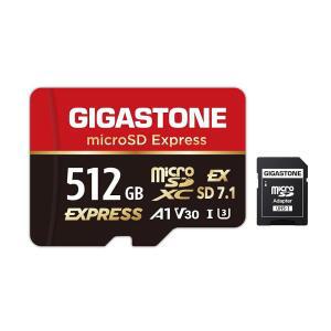 스위치 2 GIGASTONE 512GB 마이크로SD 및 프로페셔널 메모리 최대 7.1 카메라, 호환되는 설계된 SD Express R 2, MicroSDXC V30 어댑터와 Express용으로 /W 880 U3 카드 속도 /650MB/s A1