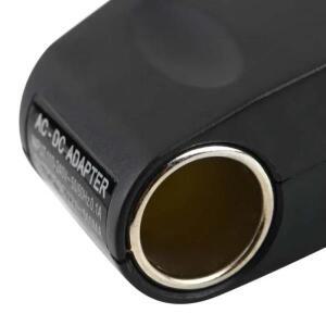 220V AC를 12V DC로 변환하는 차량용 시거잭 전원 어댑터 (EU 플러그)