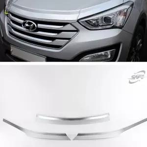싼타페DM 본넷 가드 크롬 후드 버그 보호 몰딩자동차 외장 용품 차량 익스테리어