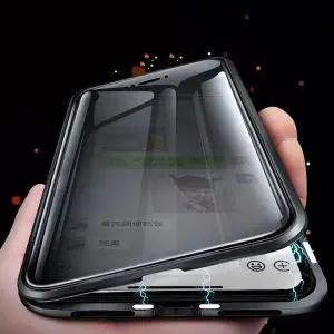 유니커블 아이폰15 PRO MAX 사생활보호 강화유리 풀커버 케이스