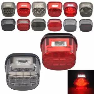 호환   LED 미등 후방 브레이크등 할리 투어링 로드 킹 일렉트라 스트리트 글라이드 FXDL 1999-2008 방향