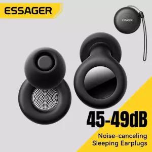 에사저 수면용 귀마개 49dB 소음 차단 수면 콘서트 작업 비행기 여행 방수 실리콘