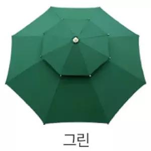 2단 파라솔 각도 조절 특대형 카페 테라스 바닷가 낚시