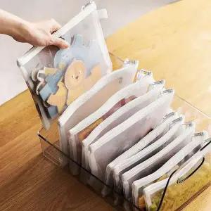 망사 사이즈 중형 A5 파우치