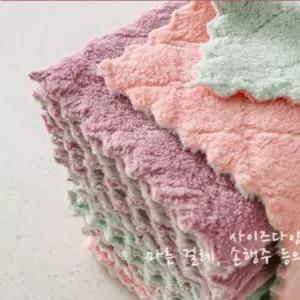 극세사 행주 벨벳 타올 보풀없는 흡수 잘되는 청소포 주방 걸레 세차용 고품질 다용도