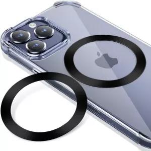 Magsafe 링 스티커 2팩 초박형 0.3mm 팝 테크 마그네틱 소켓 지갑 휴대폰 그립 카 마운트용 Mag Safe