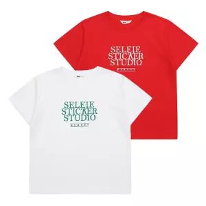 (이월상품) 소이주니어 여름옷 여자 4부 레터링 칼라티 초등학생 중학생 반팔 4M3470