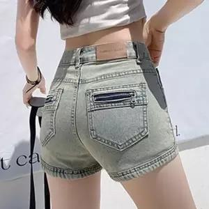 여성 데님 숏팬츠 엉덩이 예쁜 청 핫팬츠 해변룩 코디