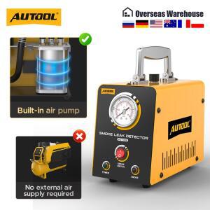 AUTOOL SDT102 자동차 스모크 머신 EVAP 누출 감지기 진공 테스터 내장형 에어 컴프레서 모터 압력 게이지