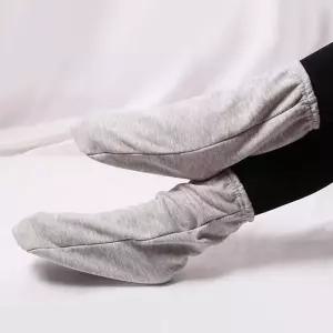 따뜻한 벨벳 보온 겨울 방한 발 보호 커버 수면양말 산모양말
