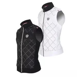 [하프클럽/에코골프]그렌에코 ges26201 남성 다이아몬드 퀼팅 패턴 바람막이 조끼점퍼/메쉬안감