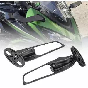 호환   2PCS 미러 Winglet 바람 날개 YAMAHA YZF R1 R6 R3 R7 CBR300 CBR600 가와사키 닌자 ZX6R 용 측면
