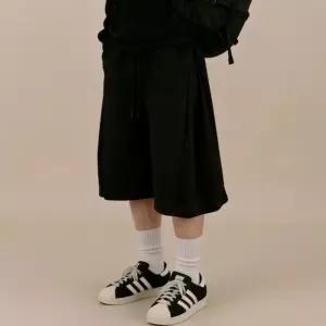 버뮤다팬츠 사이드핀턱 절개와이드 6부 7부 반바지 박시핏