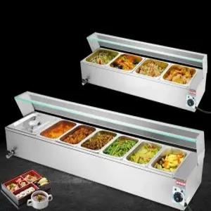 반찬 냉장고 미니형 영업용 토핑쇼케이스 재료보관 진열장 업소용