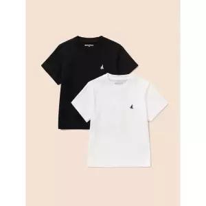 [BEANPOLE KIDS] 핫썸머 아이스 반소매 티셔츠 2PACK 세트  화이트 (BI6442U021)