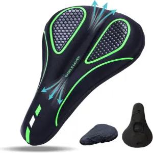 자전거 시트 쿠션 - 남녀 컴포트용 커버 좁은 BMX MTB 로드 펠로톤용 핏 스핀 및 고정식 실내 실외 타기