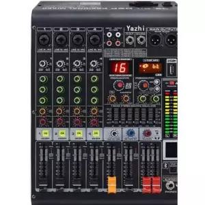 사운드 믹서 소형 파티 음향 축제 행사 음악 장비 4채널