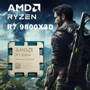 신형 AMD 라이젠 7 9800X3D 데스크탑 게임 프로세서 8코어 6스레드 R7 AM5 C