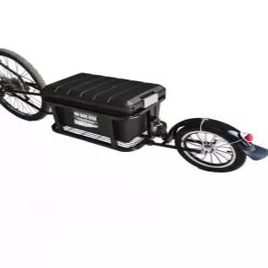 자전거 트레일러 2인용 캐리어 여행 피크닉 캠핑 좌석 동승 삼발이 접이식 산책 바이크