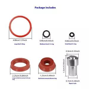 유라 커피 머신과 호환되는 씰 O-링 유지보수 키트 완전 자동 커피 머신 브루잉 씰 키트