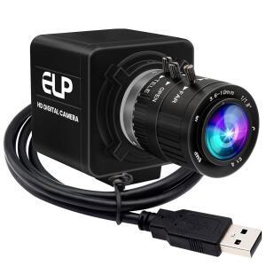 ELP 12MP USB 카메라 수동 줌 웹캠 컴퓨터 1080P 120FPS 가변 초점 라이트번 고속 3.6-10MM 3배 USB2.0 PC 캠 비디오 컨퍼런스용 VARIFOCAL 보안 웹캠페라
