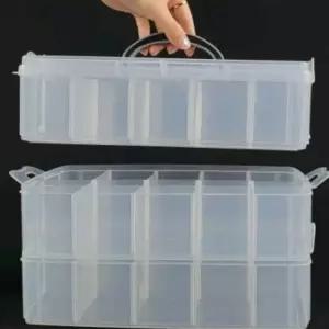 소품 정리 함 대 반투명 부품보관함 나사함정리함 나사함 부품함 상자 박스 플라스틱 케이스 수실 십수실