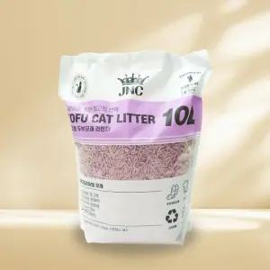 JNC 두부모래 라벤더 10L 1박스 4개입응고 응고형 향있는 배변 고양이화장실 애묘