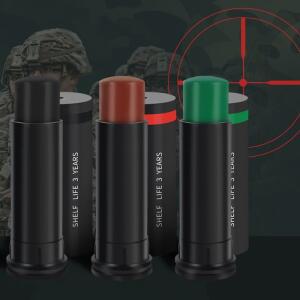 오일 페이스 페인트 튜브, 삼림지대 아이 블랙 스틱, 스포츠 위장 크림, 쉬운 색상, 1PC